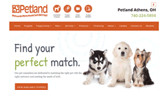 Desktop Screenshot of petlandathens.com